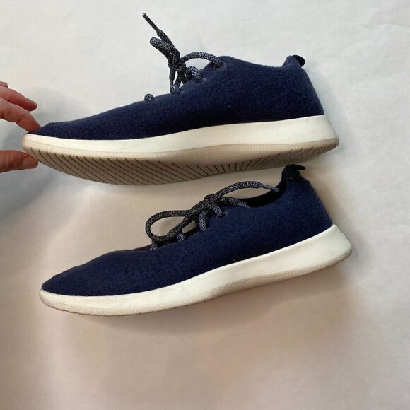 Allbirds Wool Runner Navy Blue 10 - Picture 5 of 9